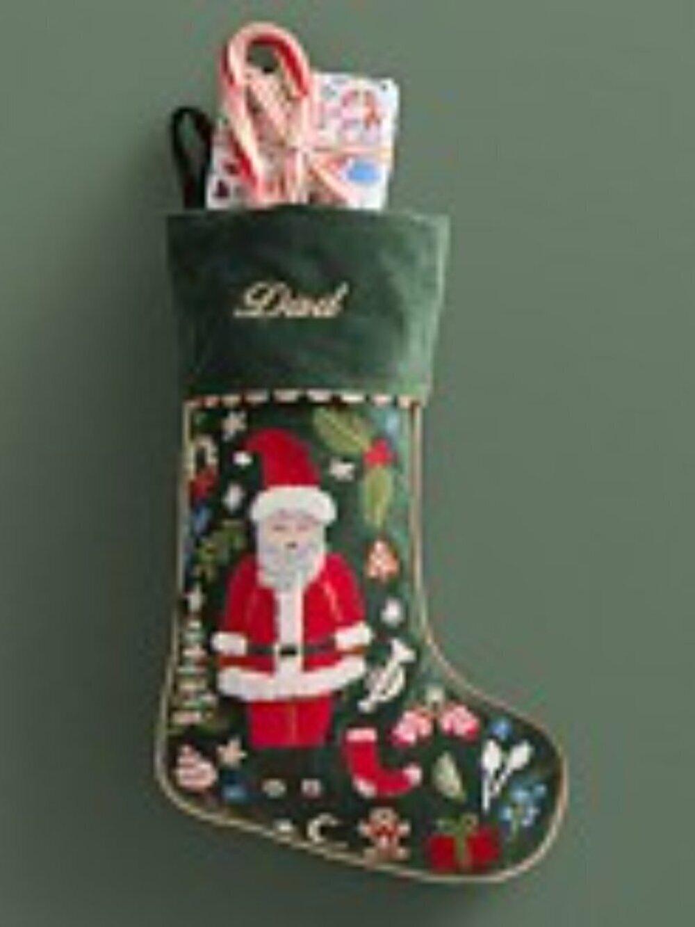 NWOT POTTERY BARN KIDS Rifle Paper Co. Nutcracker Santa Claus Stocking Callahan